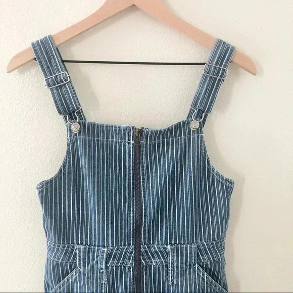 NWT Dickies Overall Pinstripe Dress - Picture 3 of 6